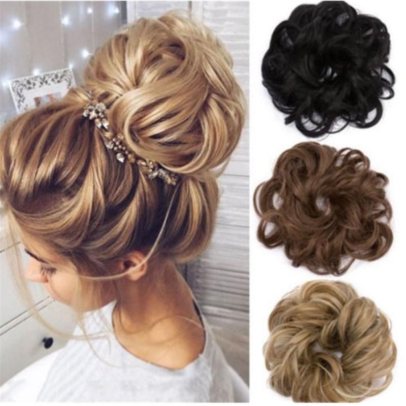 Messy Bun Fake Hair Scrunchie | Lomaroshop