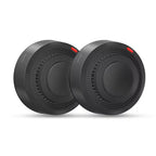 Packaging for SafeSense Smart WiFi Smoke & Heat Detector, highlighting key features and smart home integration.
