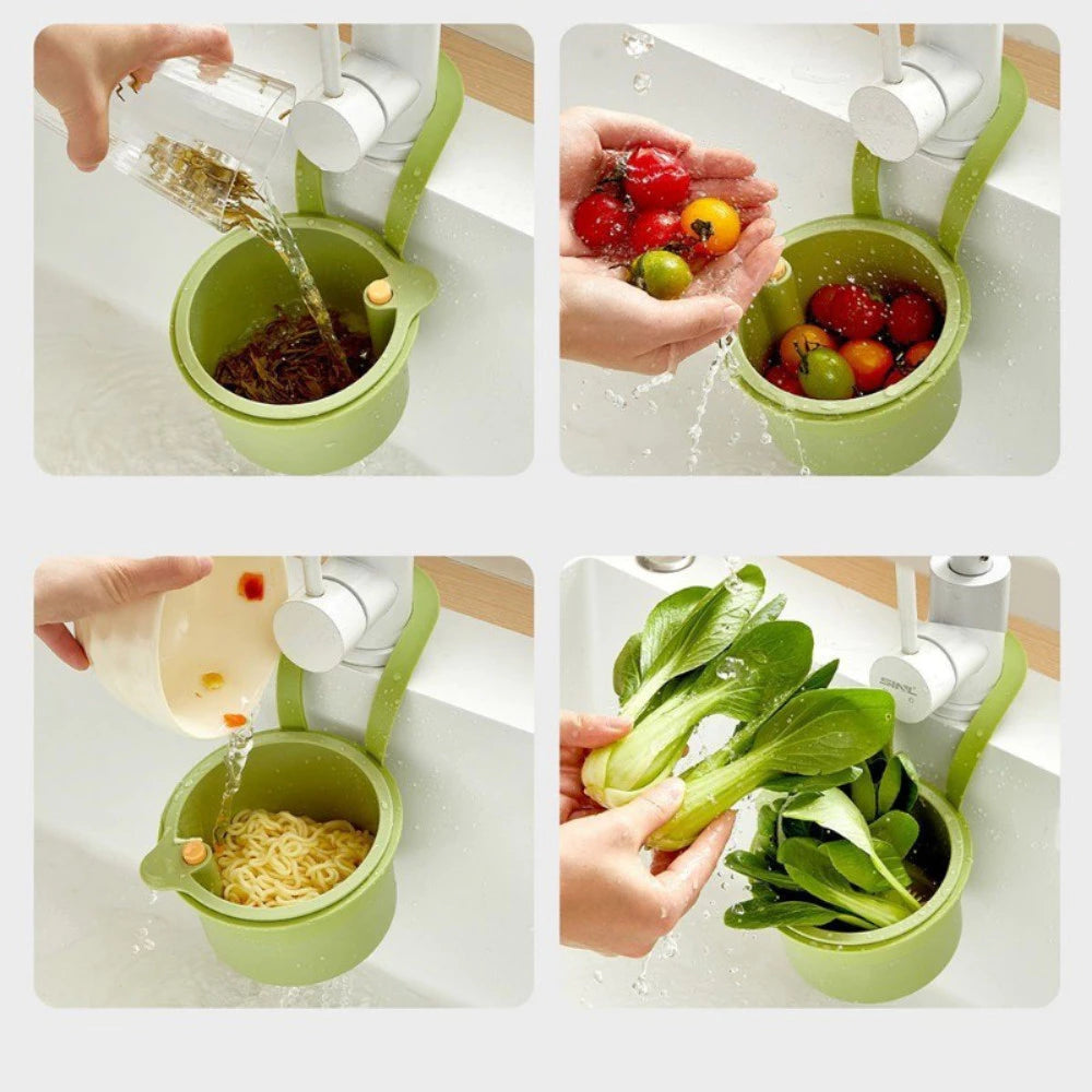 Sink Drying Basket | Drain Organizer | Clean & Odor-Free | FlowEase