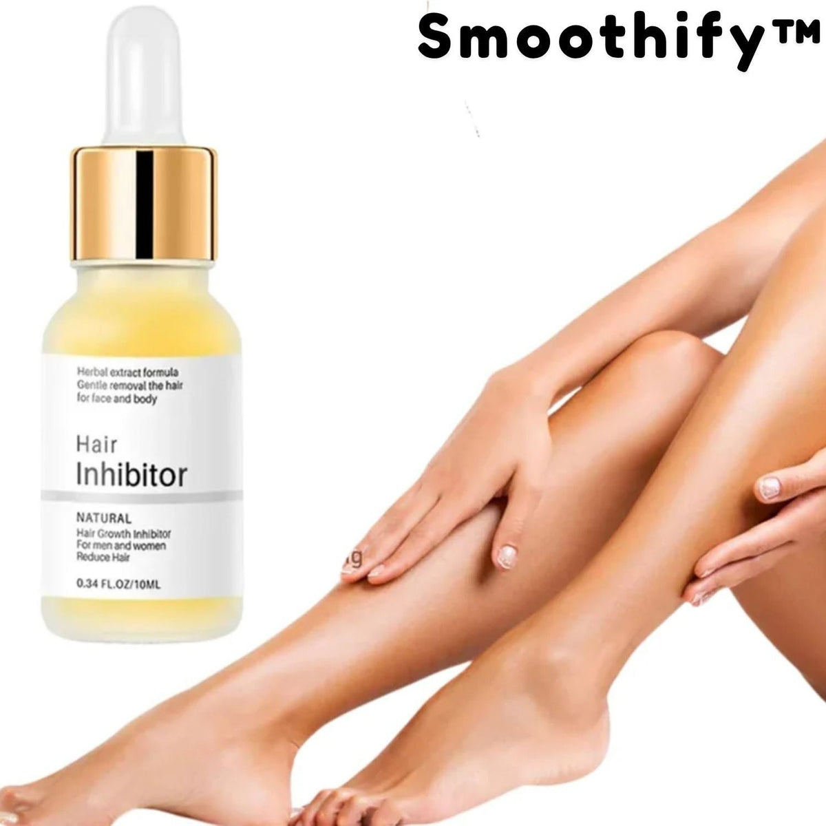 Smoothify™ Hair Removal Serum | Permanent & Painless | Buy 1 Get 1 Free