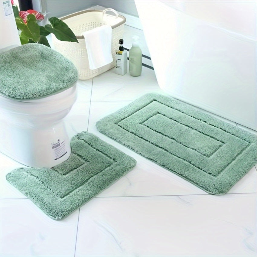 SoftStep Luxe Bath Mat Set – Non-slip, Quick-drying and Washable