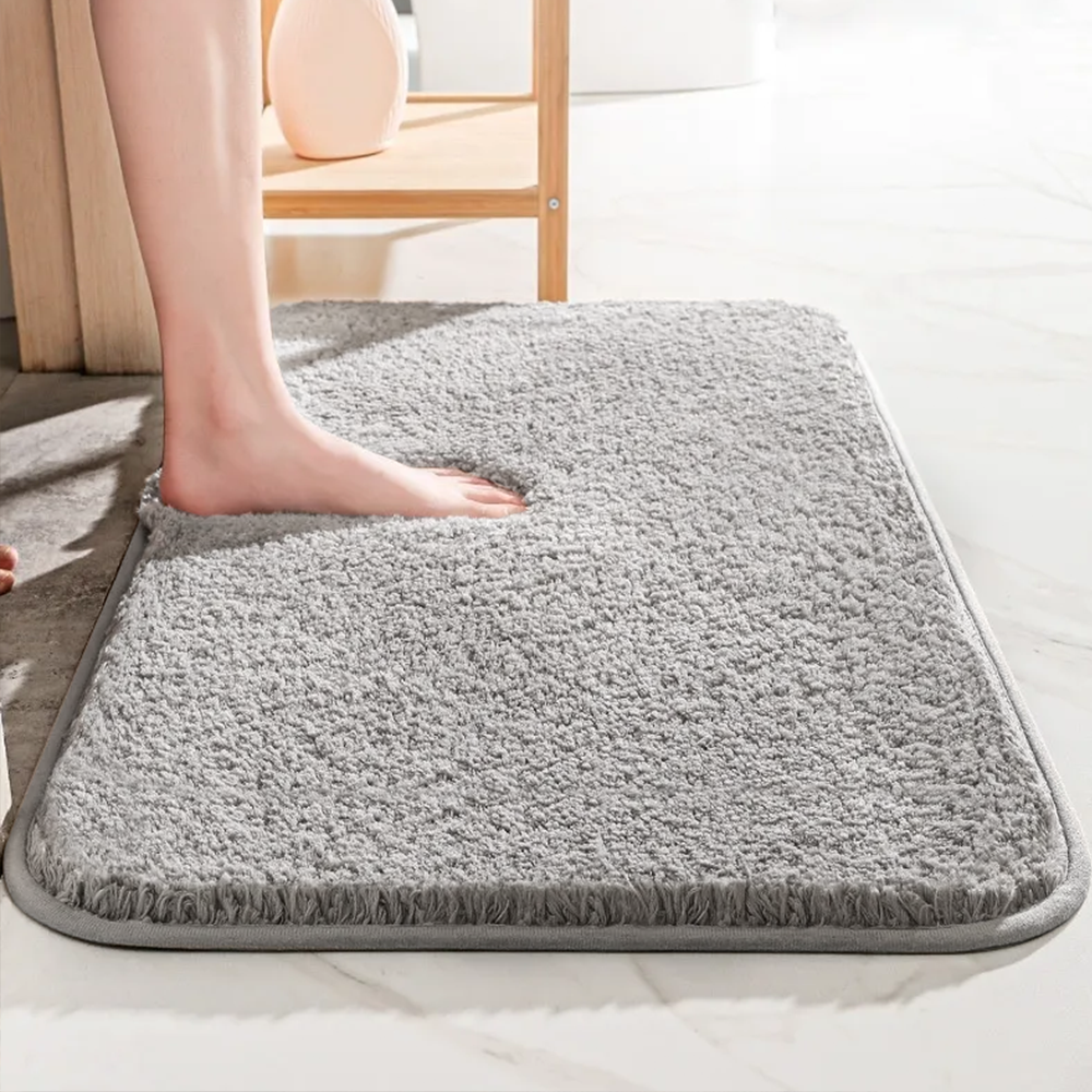 SoftStep Luxury Bath Mat – Extra Thick Microfiber Mat with Non-Slip, High Absorption