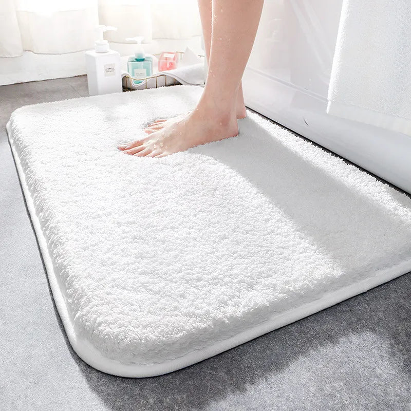 SoftStep Luxury Bath Mat – Extra Thick Microfiber Mat with Non-Slip, High Absorption