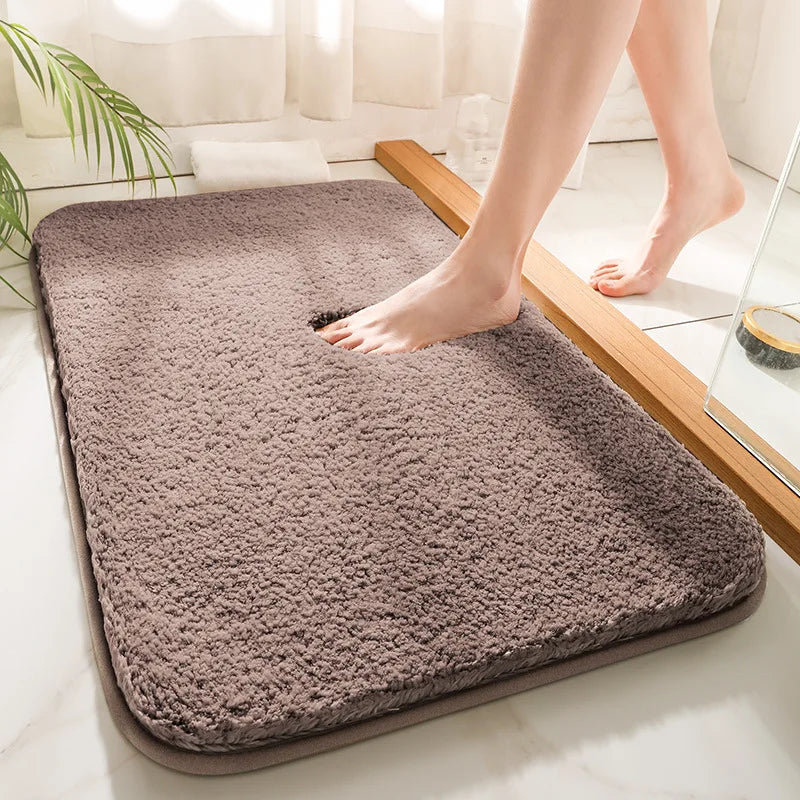 SoftStep Luxury Bath Mat – Extra Thick Microfiber Mat with Non-Slip, High Absorption