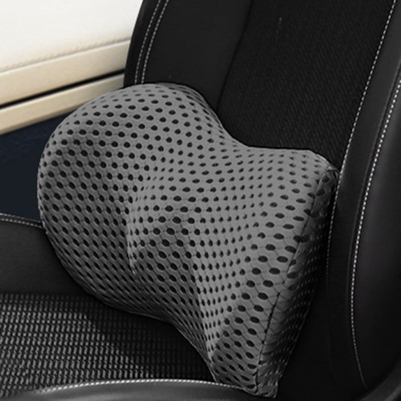 SpineRest Orthopedic Lumbar Pillow | Ergonomic Back Support for Office, Car & Home | Removable Cover