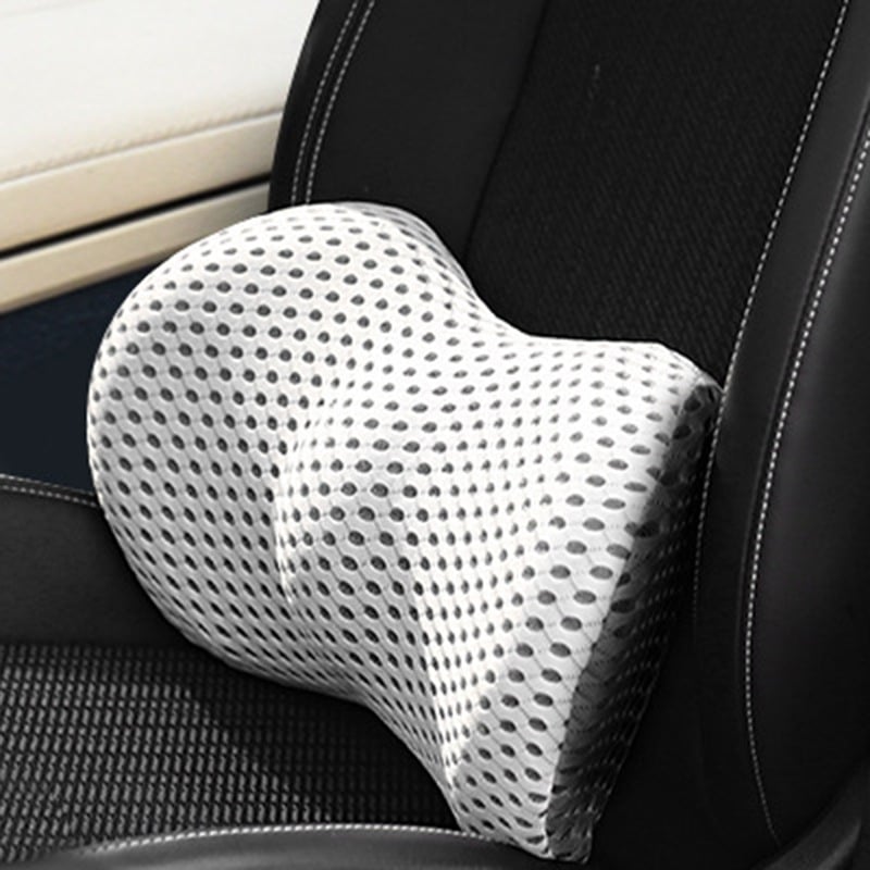 SpineRest Orthopedic Lumbar Pillow | Ergonomic Back Support for Office, Car & Home | Removable Cover