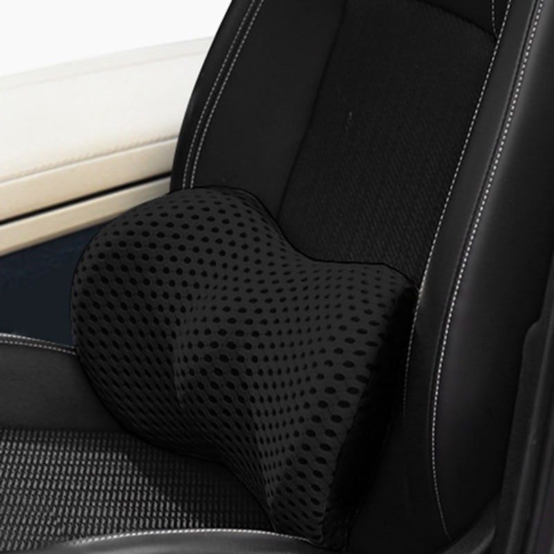 SpineRest Orthopedic Lumbar Pillow | Ergonomic Back Support for Office, Car & Home | Removable Cover