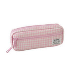 Stylish Gingham Checkered Pencil Case