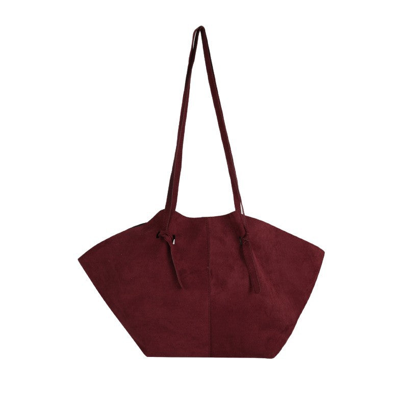 Suede Oversized Tote Bag