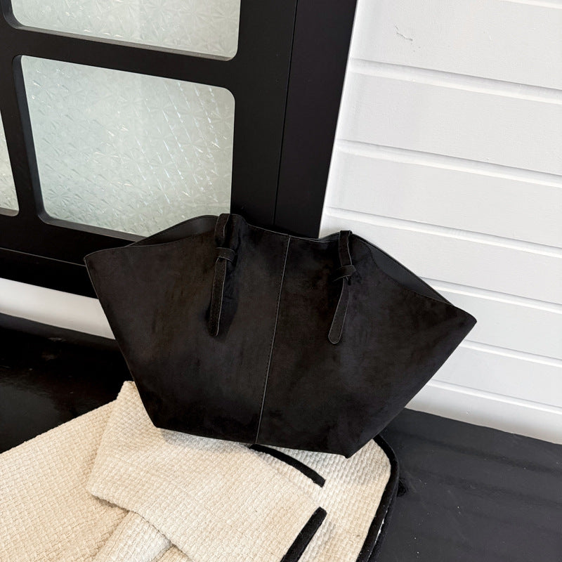 Suede Oversized Tote Bag