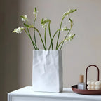 Table Vase | Sculptural Folded-Paper Ceramic