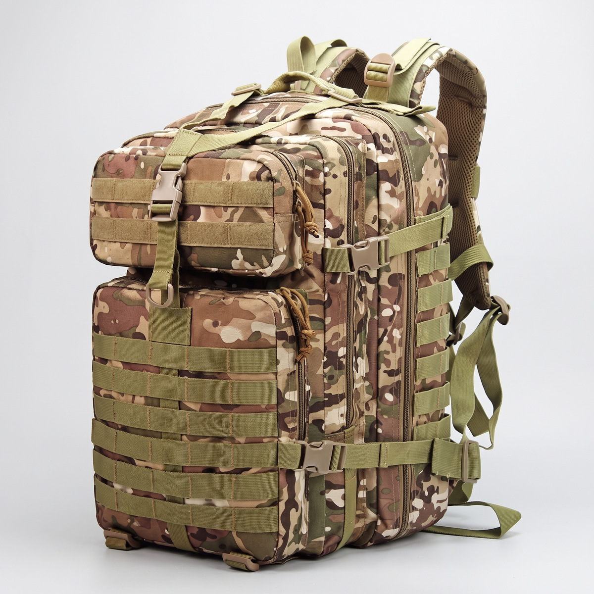 Tactical Backpack - 13 Gallon Military Backpack with MOLLE - Hiking Backpack