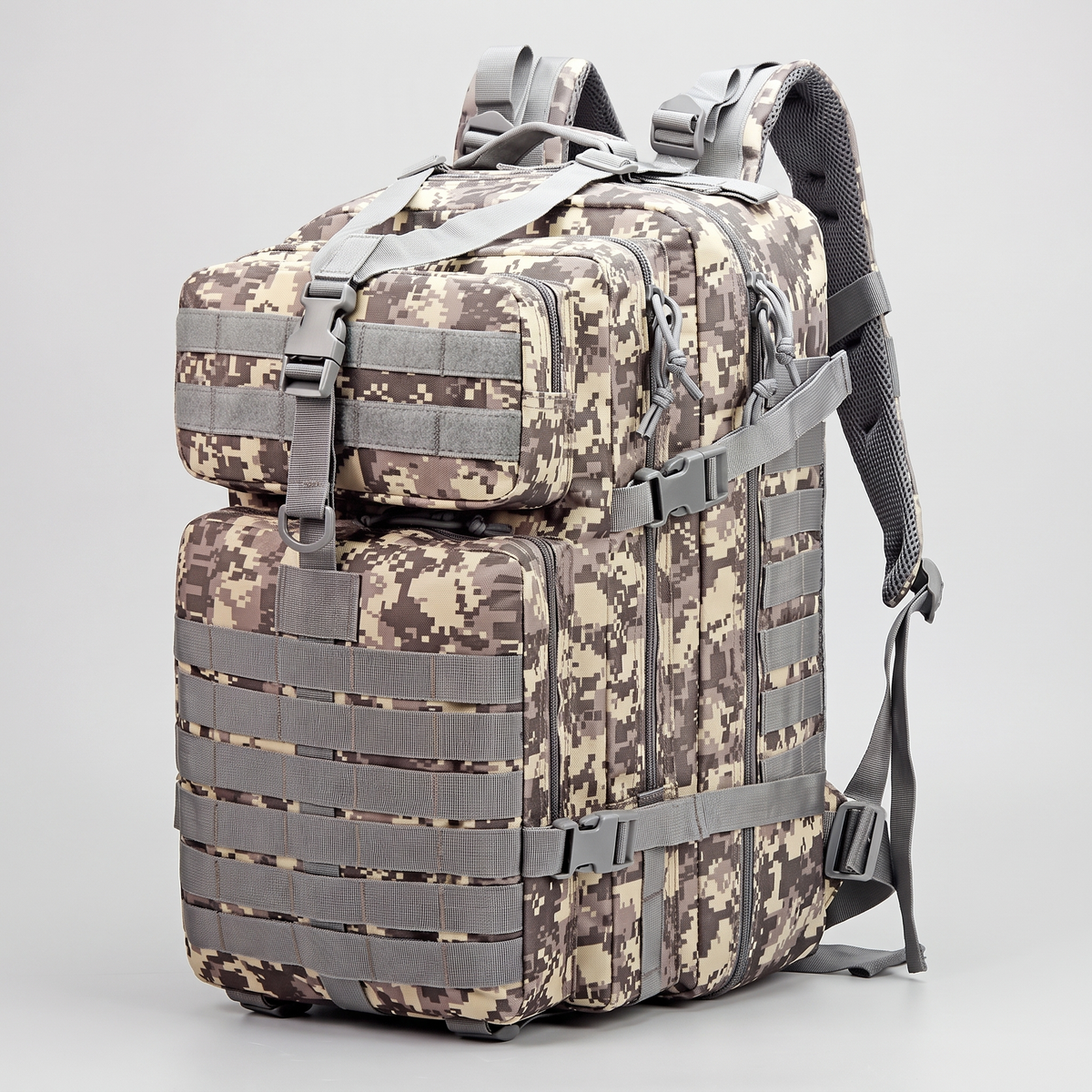 Tactical Backpack - 13 Gallon Military Backpack with MOLLE - Hiking Backpack