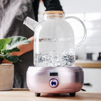 Transparent Borosilicate Glass Kettle Teapot Heat-Resistant
