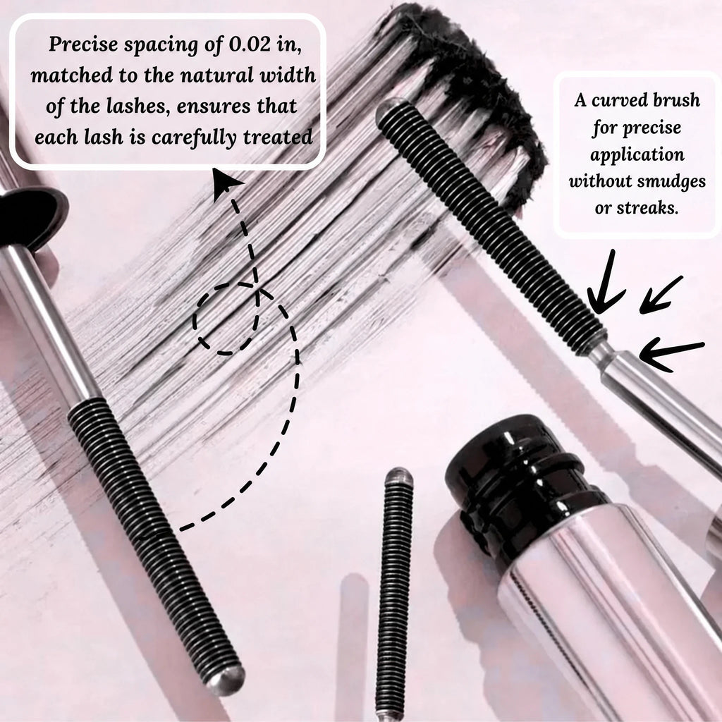 Waterproof Mascara | Instant Volume | Precision Brush No Clumps | IronEye