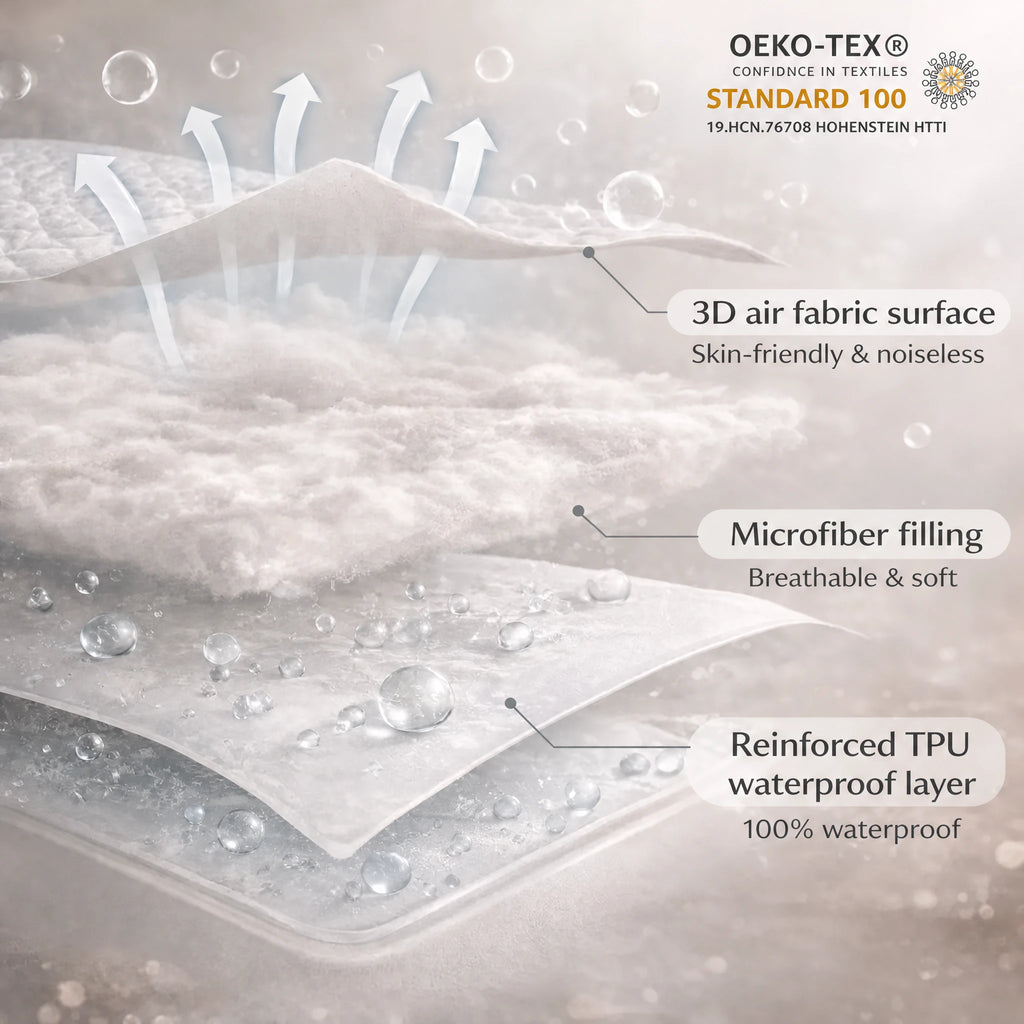 Waterproof mattress protector | SchlafLux