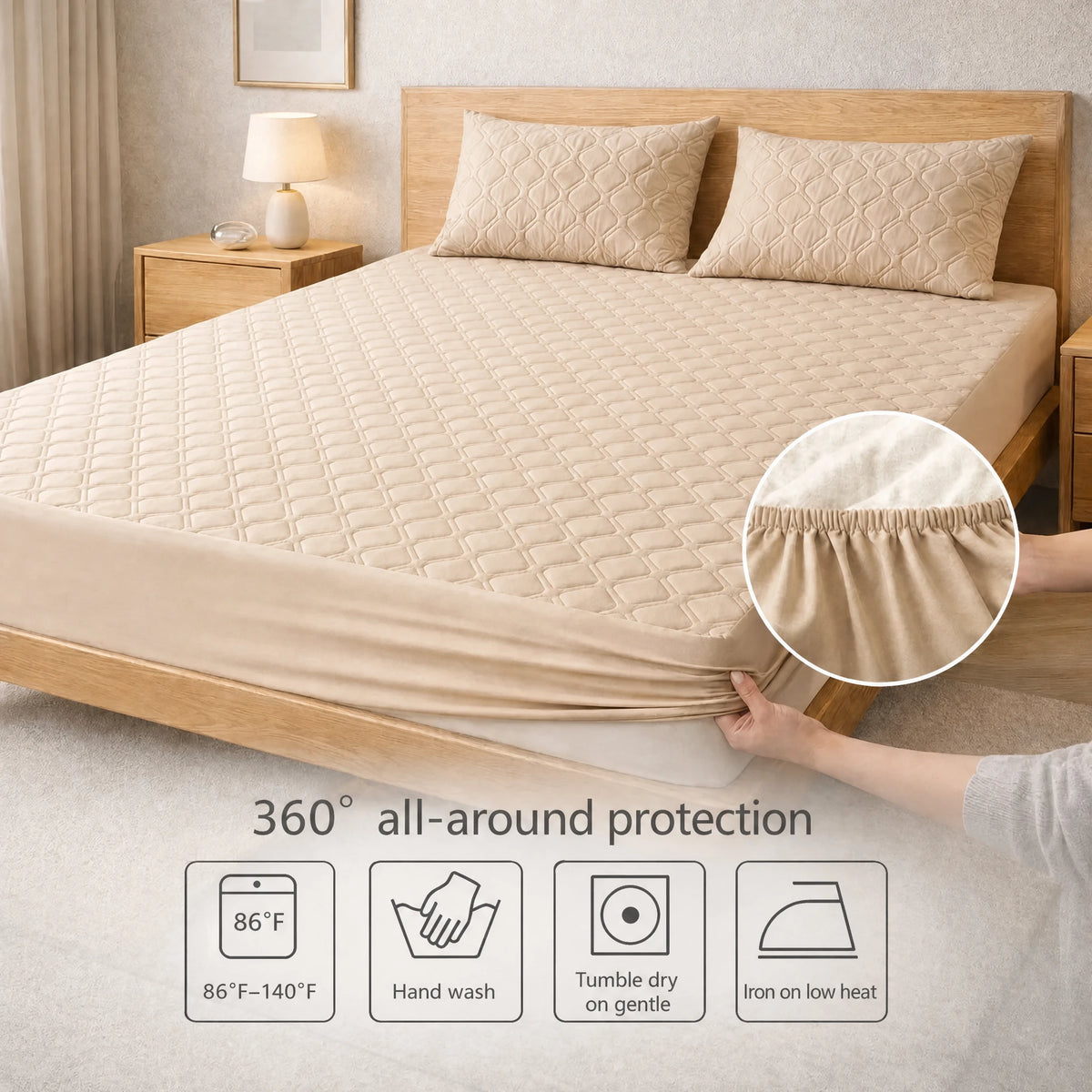 Waterproof mattress protector | SchlafLux