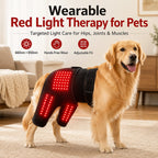 Lomaroshop Wearable Dog Red Light Therapy Wrap for At-Home Hip & Leg Care - Hands-Free 660nm + 850nm image 3