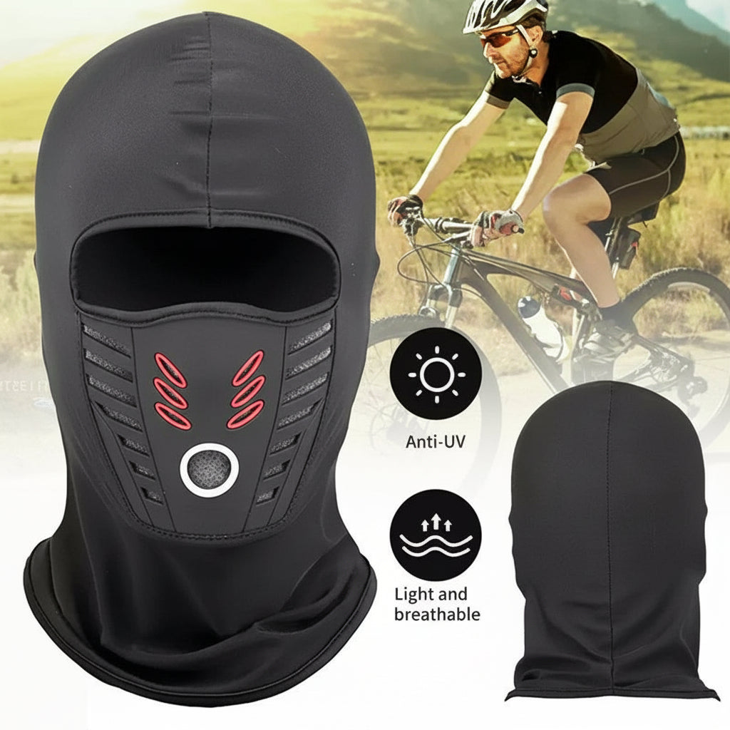 Windproof Thermal Face Mask — Plush Thermal Blend, Secure Wrap