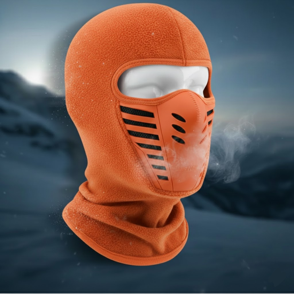 Winter Thermal Windproof Face Mask — Full Lower Face and Neck Coverage