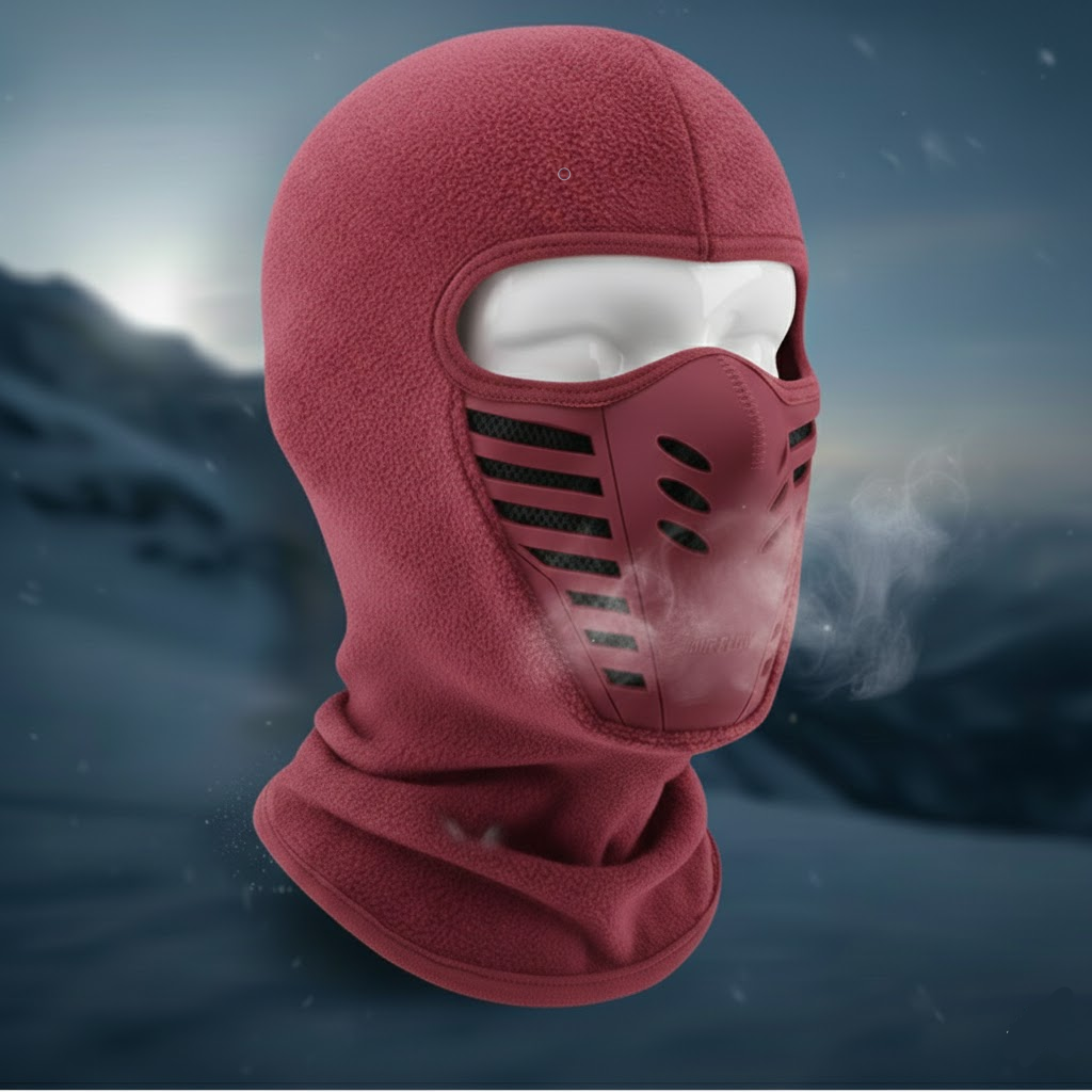 Winter Thermal Windproof Face Mask — Full Lower Face and Neck Coverage