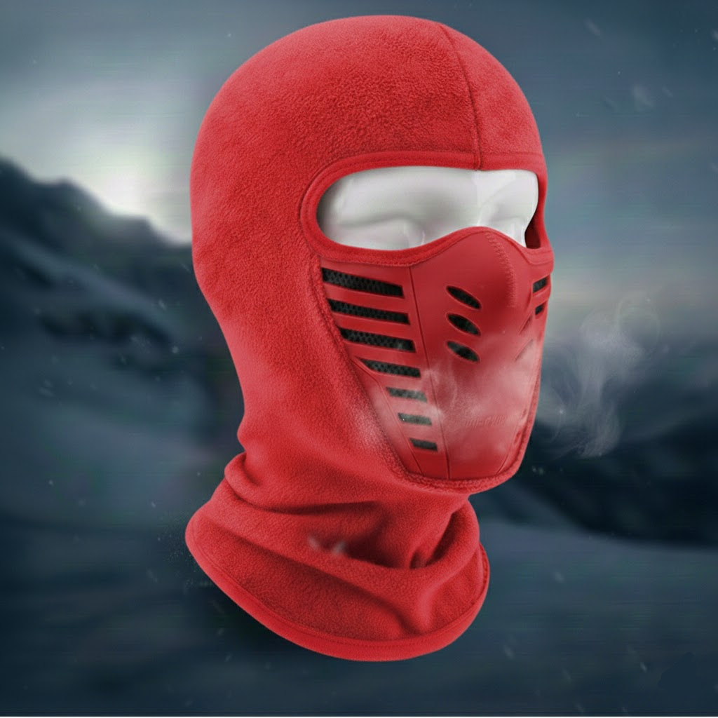 Winter Thermal Windproof Face Mask — Full Lower Face and Neck Coverage