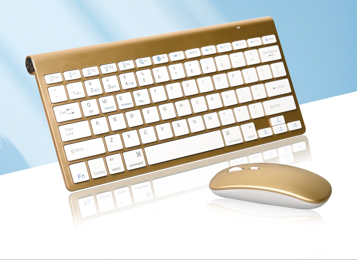 Wireless Compact Keyboard and Mouse Set