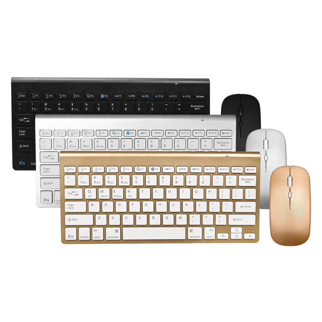 Wireless Compact Keyboard and Mouse Set