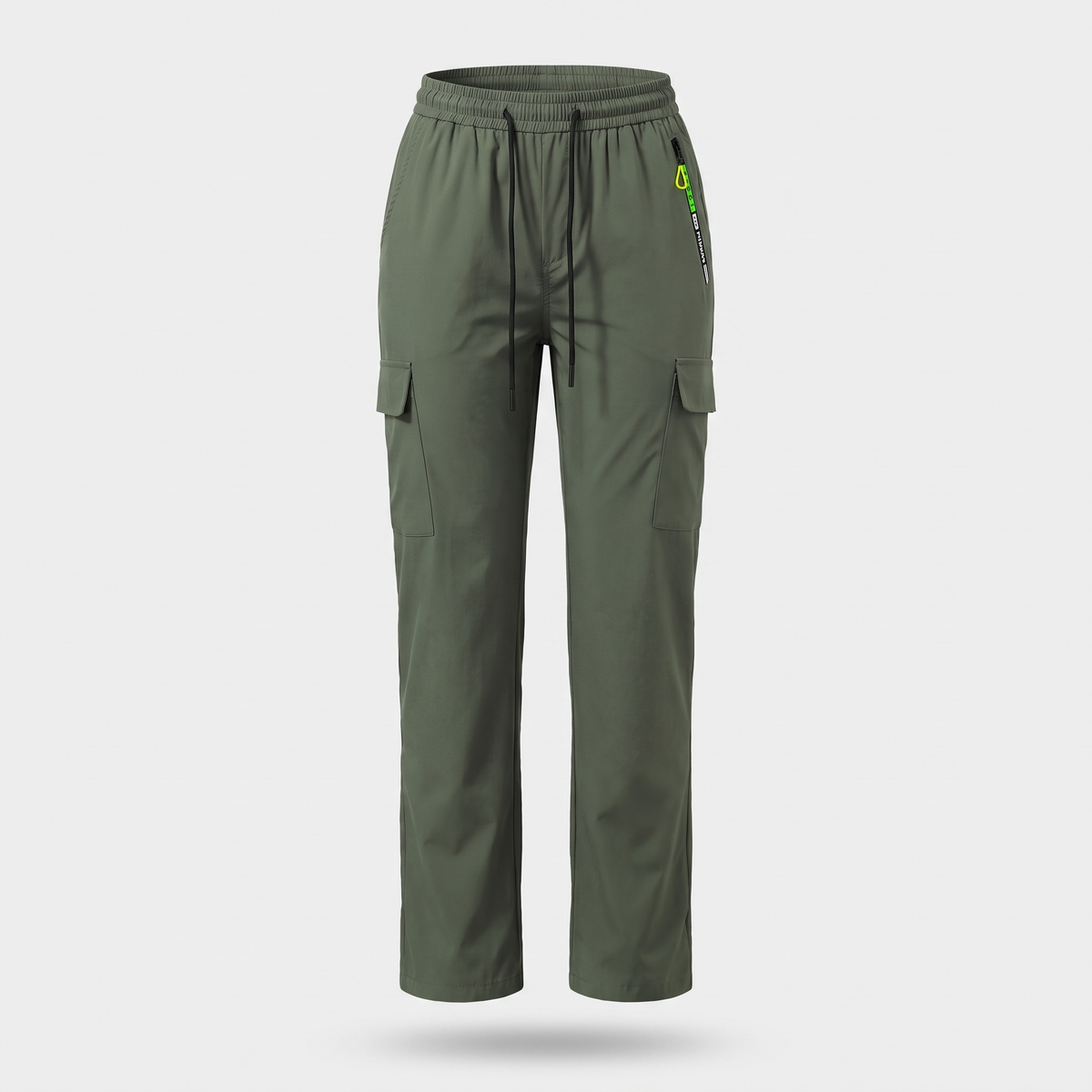 Women's Cargo Pants - Elastic Waist Walking Pants
