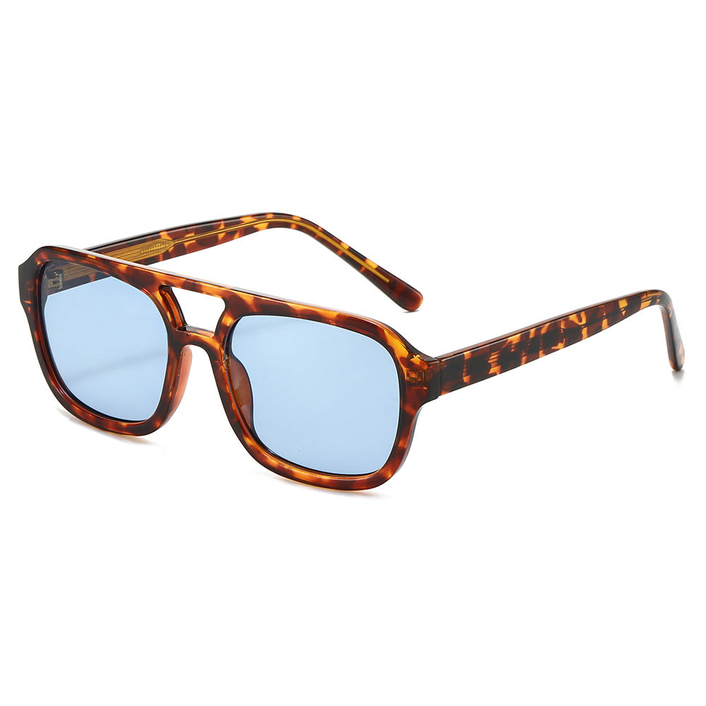 Women's fashionable sunglasses in elegant, angular design
