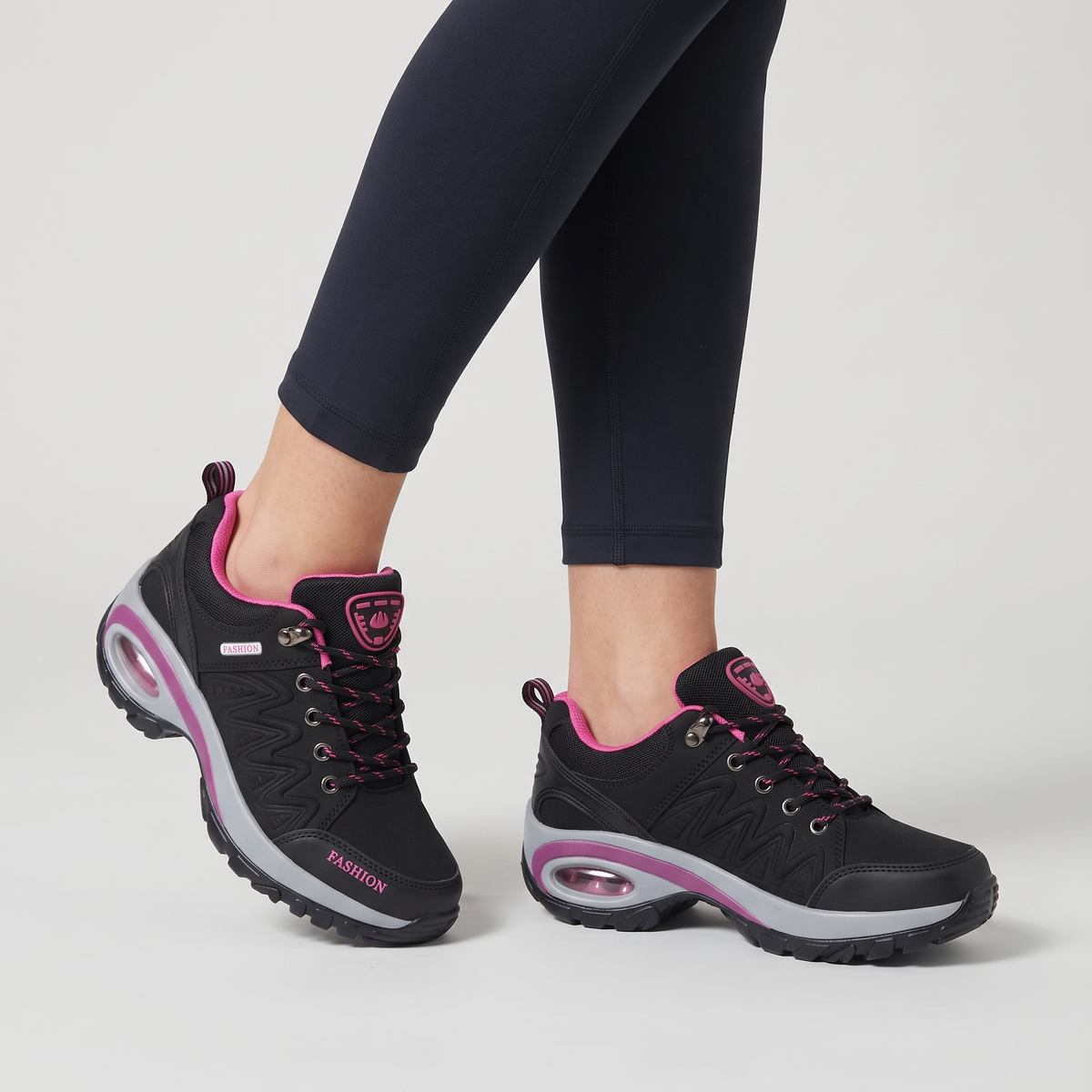 Women's Walking Shoes - Air Cushion Hiking Sneakers - Hiking Shoes